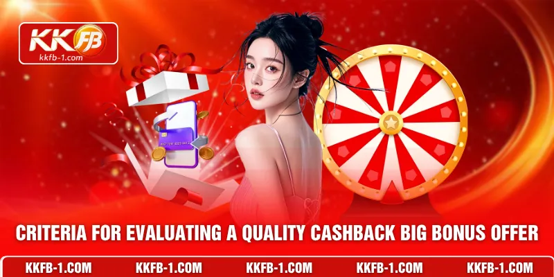 Criteria for Evaluating a Quality Cashback big bonus Offer