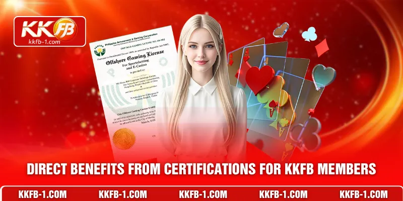 Direct benefits from certifications for KKFB members