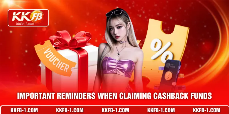 Important Reminders When Claiming Cashback Funds
