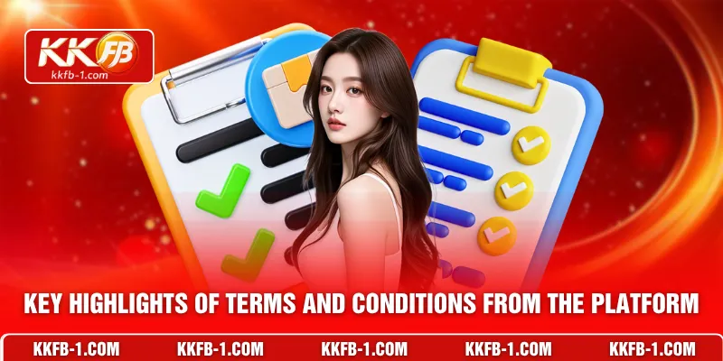 Key highlights of Terms and Conditions from the platform