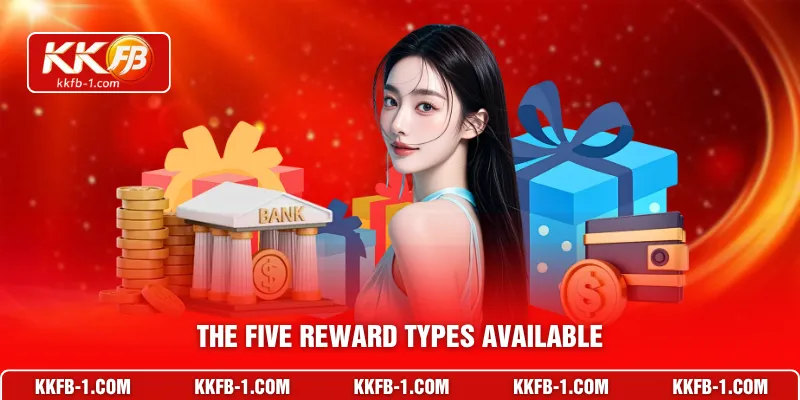 The Five Reward Types Available